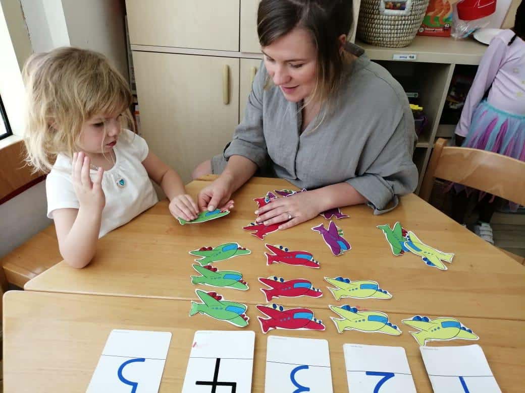 learning numbers with rhian